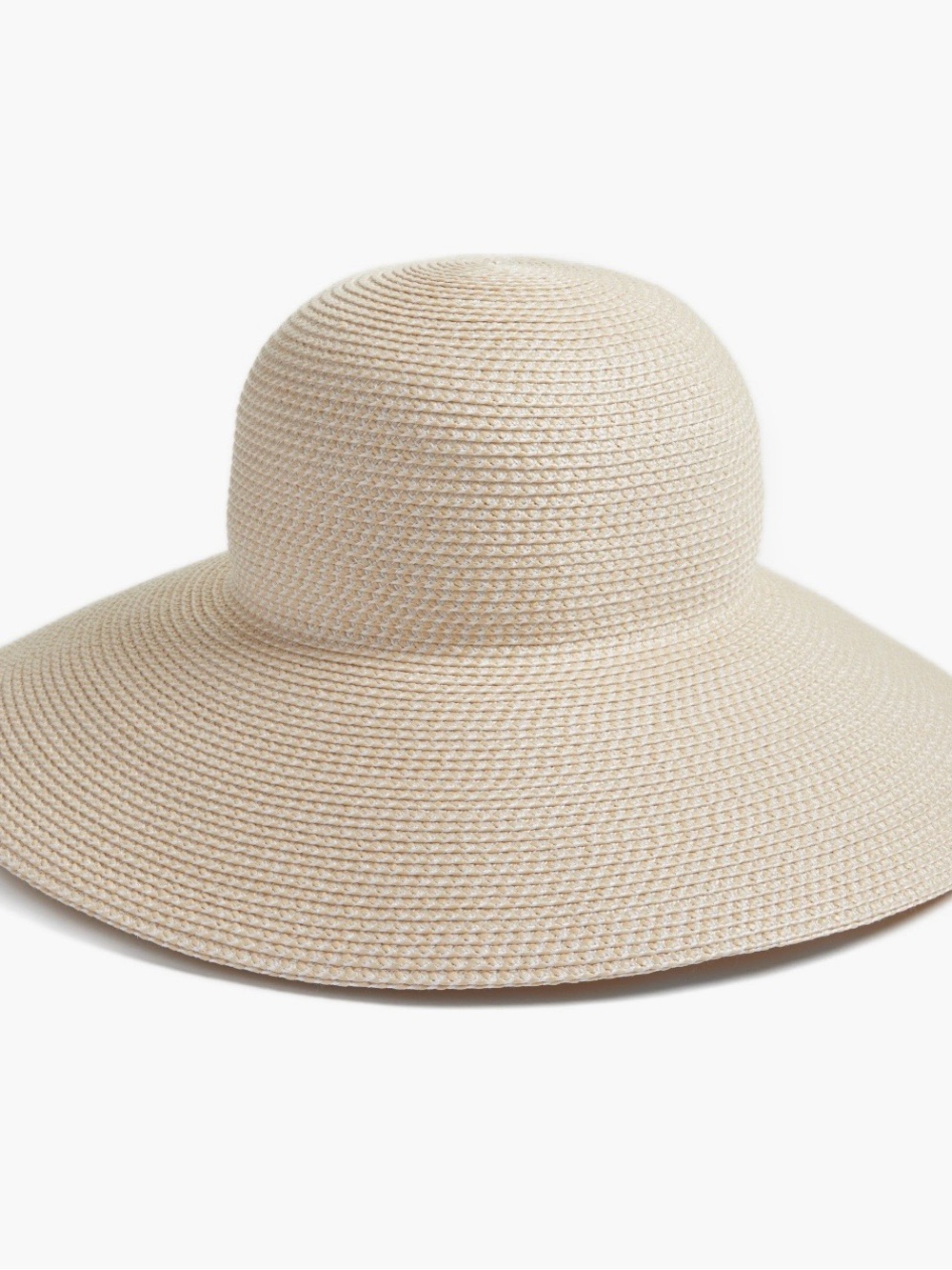 Eric Javits Hampton Packable Sun Hat in Cream - Picture 3 of 8